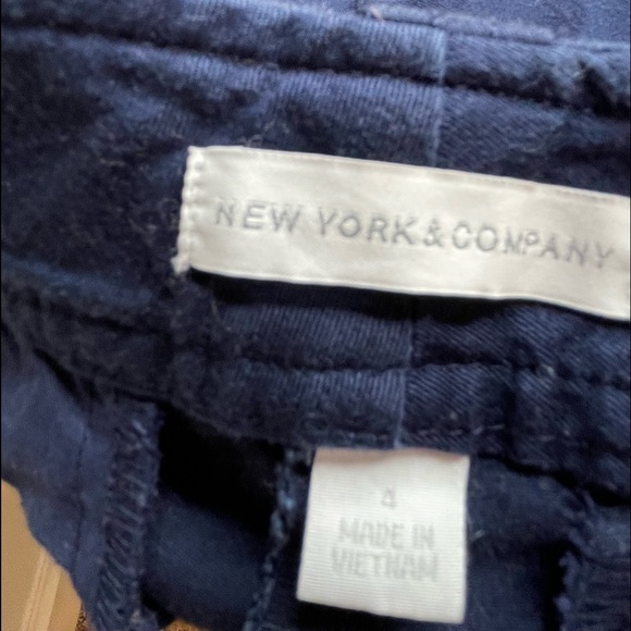 NYCO Stretch Cotton Navy Blue Shorts - Picture 8 of 8